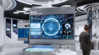 【Enscape】数据科技展厅，万物基于二进制！