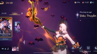 Liên Quân Mobile - Review Skin Điêu Thuyền Hallo Ween Phù Thuỷ Bí Ngô