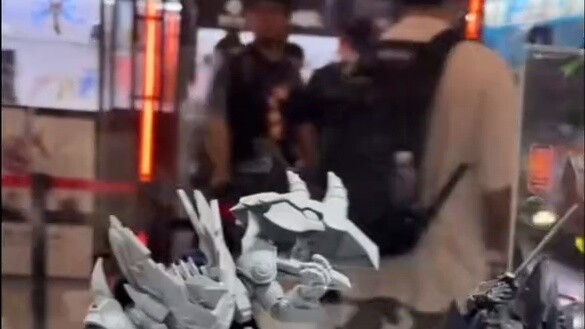 [Repost] Yili Creative Toys [Blast King] & [Sea Shark King] Gray Model Shanghai Miniature Model Exhi