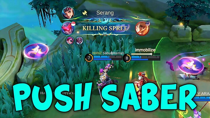 PUSH RANK SABER DI AWAL SEASON