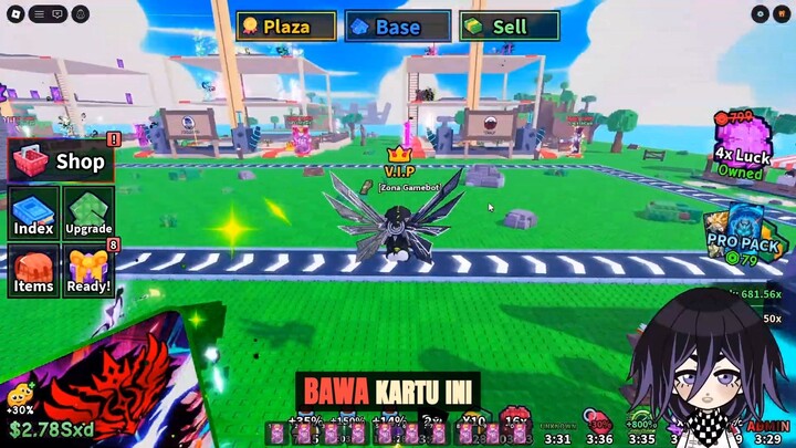 Ritual hoki pasang kartu evo termahal di Roblox Unknown Awakened Evolution!