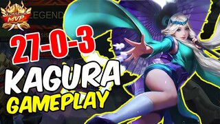 Mobile Legends Kagura Gameplay 27-0-3 MVP