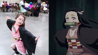 这是我见过最【祢豆子】的【祢豆子】，【祢豆子】看完直呼：怎么可能这么可爱