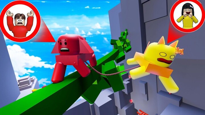 Yuta Dan Mio Jadi Hewan Kerjasama Naik Bukit Curam  ROBLOX
