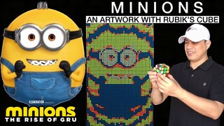 MINIONS THE RISE OF GRU  PORTRAIT WITH RUBIK’S CUBE |  MY aLTeR eGo