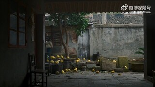 Rain drops on a roof