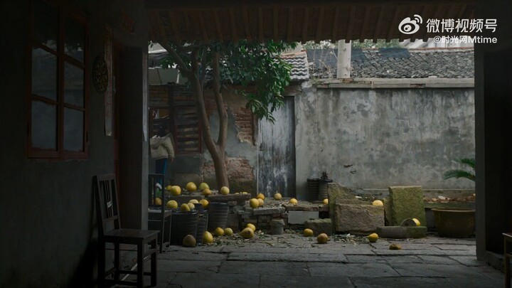 Rain drops on a roof