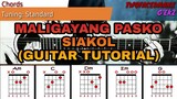 Siakol - Maligayang Pasko  (Guitar Tutorial)
