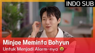 Minjae Meminta Bohyun Untuk Menjadi Alarm-nya 😆 #EXchange 🇮🇩INDOSUB🇮🇩