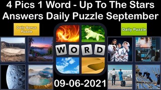 4 Pics 1 Word - Up To The Stars - 06 September 2021 - Answer Daily Puzzle + Bonus Puzzle