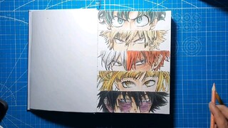 menggambar toko karakter my Hero akademik