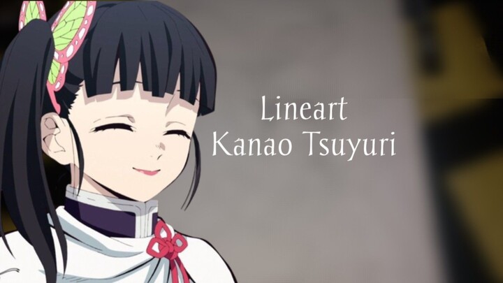 Lineart Kanao Tsuyuri||Kimetsu No Yaiba