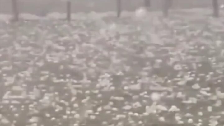 This is nothing short of a bombardment, hail.