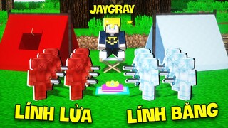 NẾU JAYGRAY CÓ LÍNH LỬA VÀ LÍNH BĂNG ĐÁNH NHAU TRONG MINECRAFT*TRIỆU HỒI ĐỘI QUÂN MẠNH NHẤT