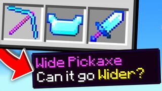 Minecraft, But With Wide Items..