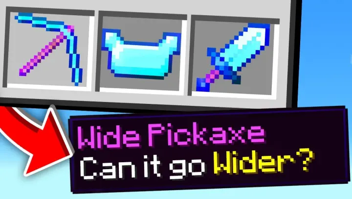 Minecraft, But With Wide Items..