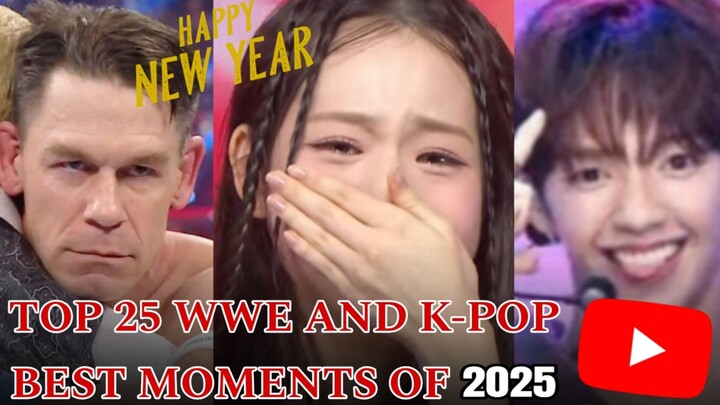 TOP 25 WWE AND K-POP BEST MOMENTS OF 2025 🔥🔥