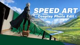Creating a beautiful grassland in Photoshop - Speed Art