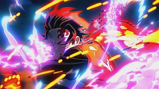 Tanjiro Bright Red Sword Glow Twixtor Clips (Demon Slayer Season 3)