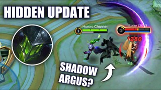 ARGUS SECRET NERF OR BUFF? | MOBILE LEGENDS