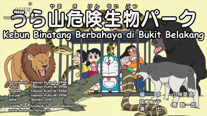 Doraemon eps 519 - Kebun Binatang Berbahaya di Bukit Belakang (sub Indo)