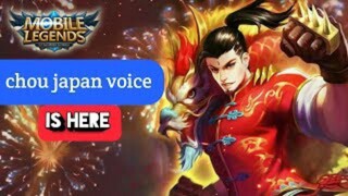 Chou Japanese Voiceline Old - Mlbb