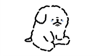 【Line Puppy】Xiaobai misses Xiaojimao