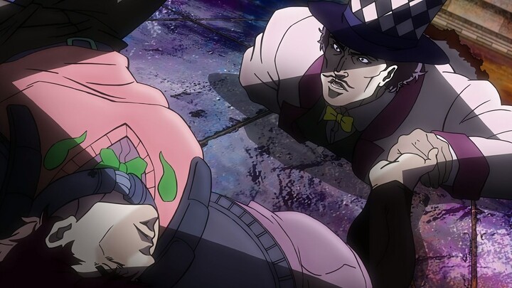 In order to free the imprisoned lion, Zeppeli passed all his life energy to Da Qiao.