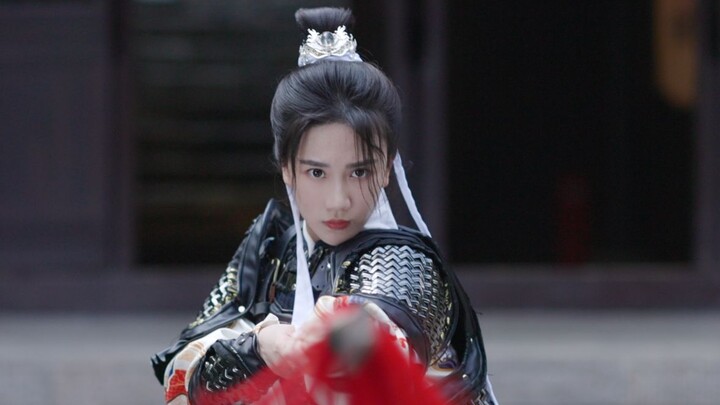 Who says women aren't as good as men! A stunning and graceful group portrait of armored beauties and