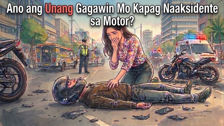 Ano Ang Una Mong Gagawin Kapag Naaksidente sa Motor? (TAGALOG ANIMATION VIDEO)