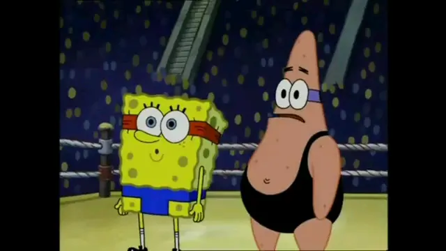 spongebob wrestling