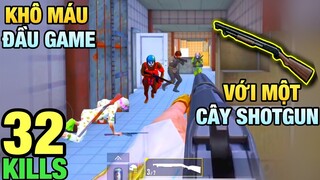 [PUBG Mobile] Chơi Hổ Báo Đầu Game | Công Một Team Chỉ Với Cây Shotgun | T98