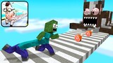 Monster School: ANIMAL RUN CHALLENGE - Minecraft Animation
