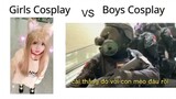 girl cosplay and boy cosplay