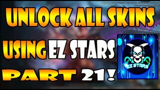 UNLOCK ALL MOD SKIN INJECTOR|| LATEST UPDATE √ PART 21 EZ STARS||MOBILE LEGENDS •