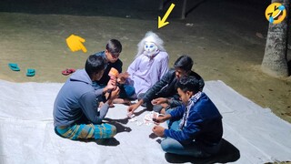 Ngakak 😂 Prank Pocong bocil lagi tidur sampe kocar kacir by Fun Box Group 2022