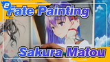 [Fate Stay Night HF] Lukisan tangan Sakura Matou dengan pena warna_2