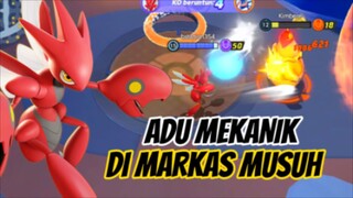 POKEMON UNITE ADU MEKANIK 1 VS 5 ❓ SIAPA TAKUT 😏 TEROBOS AJA LAH ‼️