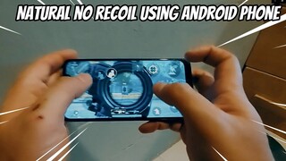 Non Gyro Natural No Recoil using Android Phone | Pubg Mobile