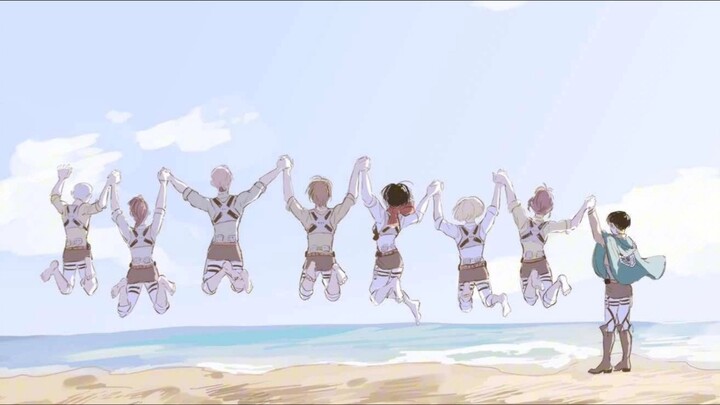 [Survey Corps] ฉันหวังว่าทุกคนจะได้ชมทะเลด้วยกันแบบนี้ในครั้งต่อไป