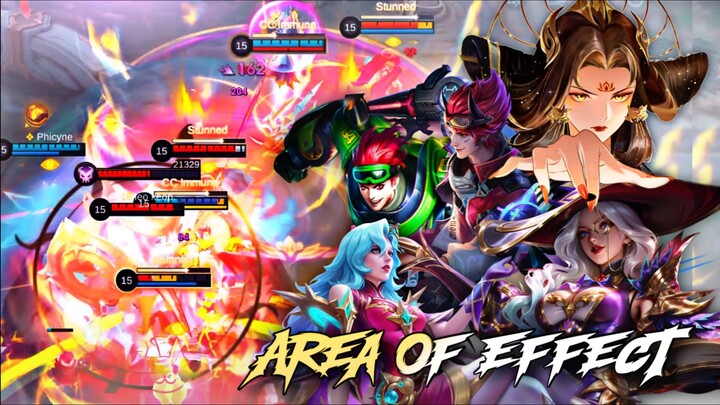 EPIC COMEBACK FROM HERO AOE, SEKALI COMBO MUSUH AUTO RATA ! || HIGHLIGHT - MLBB