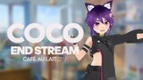 COCO End Stream Café Au Lait フリ  ❀ VTUBER ID EN