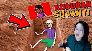 MOMON MENEMUKAN KUBURAN SUSANTI di DUNIA NYATA feat @BANGJBLOX  | ROBLOX