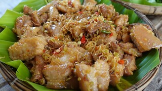 Thịt ba chỉ rang sả ớt  - Bin Đen Miền Tây # 276