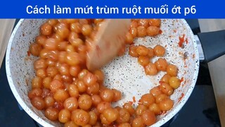 Làm mứt trùm ruột muối ớt p6