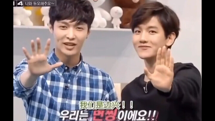 Yang satu bicara Mandarin menakutkan, yang satu lagi bicara Korea juga menakutkan, ahahahaha!!