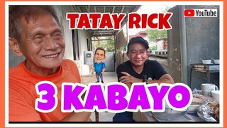 TATAY RICK: 3 KABAYO