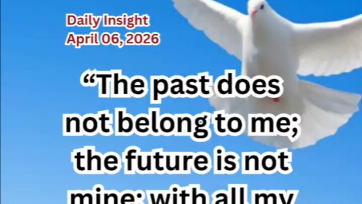 Daily Insight April 06, 2026 #faith #saint #insight