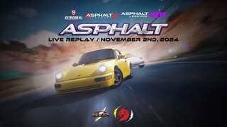 Asphalt 8, Asphalt Legends Unite & Asphalt 9 Chinese Version | Live Replay November 2, 2024 (GMT+8)