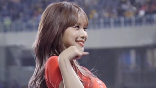 闪烁的 李多惠啦啦队舞蹈 演出职业棒球起亚虎队4K